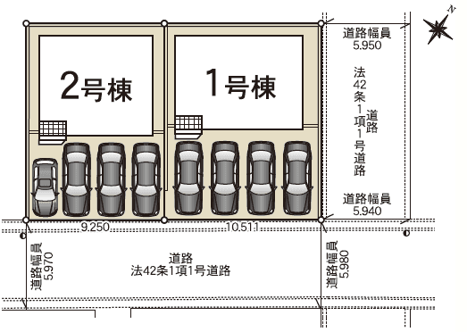 区画割り図