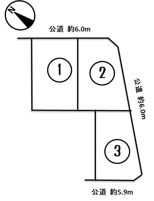 区画割り図