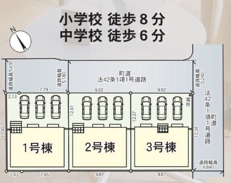 区画割り図