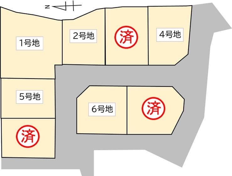区画割り図