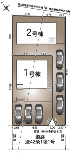 区画割り図