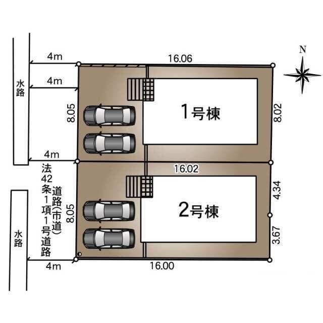 区画割り図