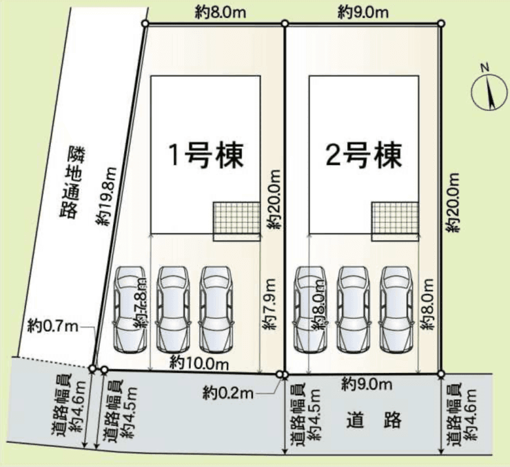 区画割り図