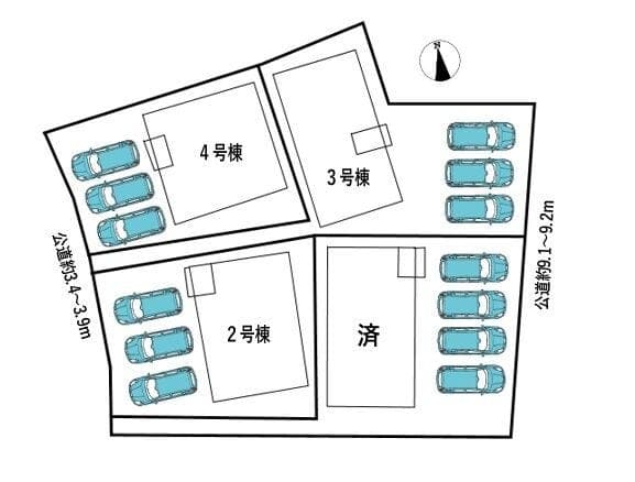 区画割り図