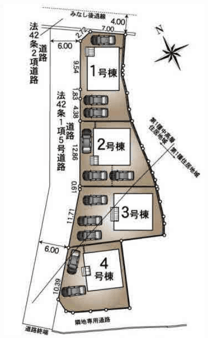 区画割り図