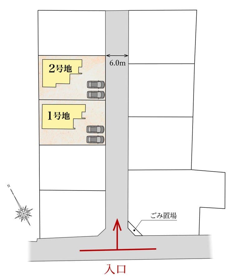 区画割り図