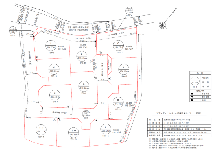 区画割り図
