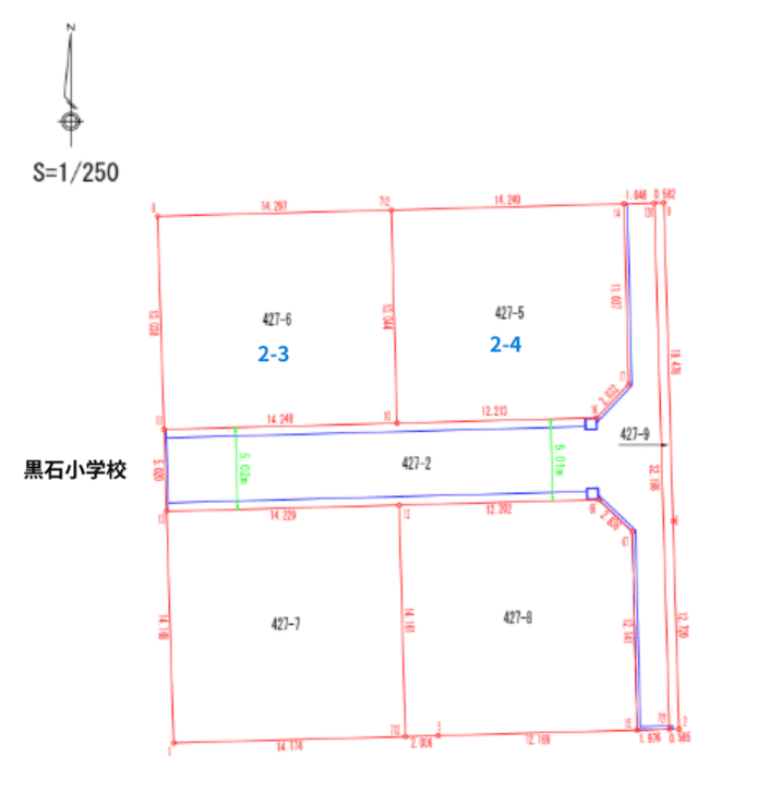 区画割り図