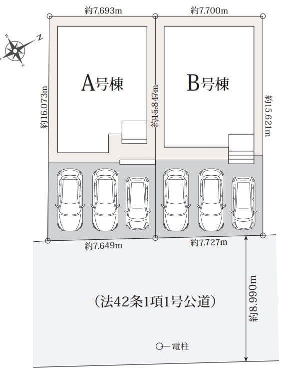 区画割り図