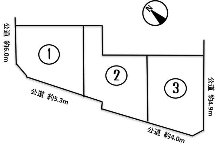 区画割り図