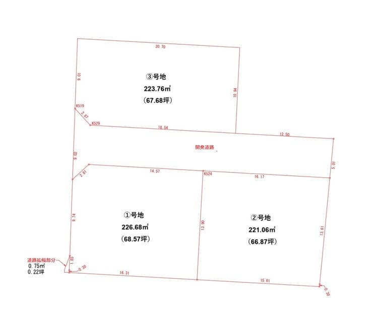 区画割り図