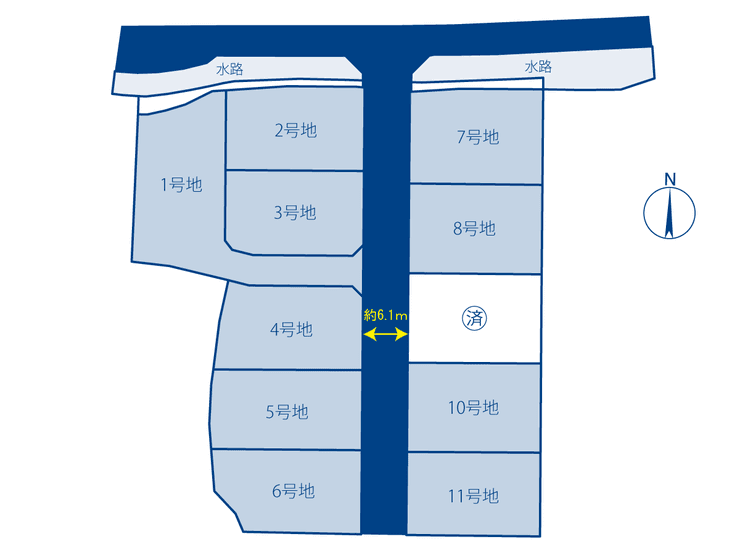 区画割り図
