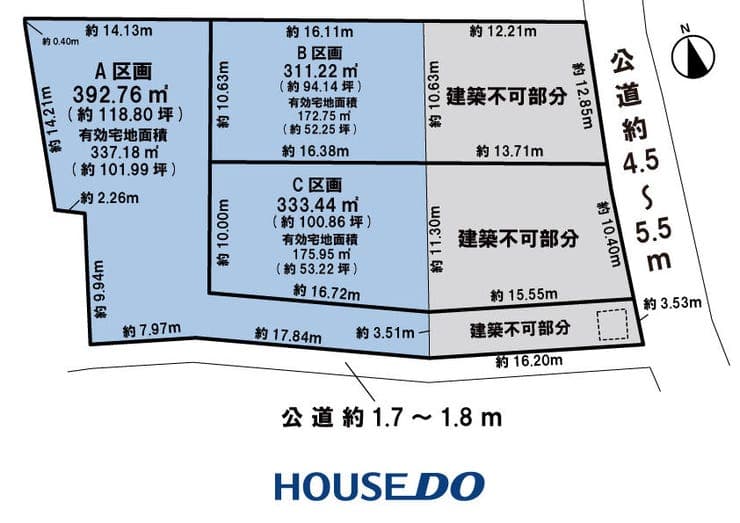 区画割り図
