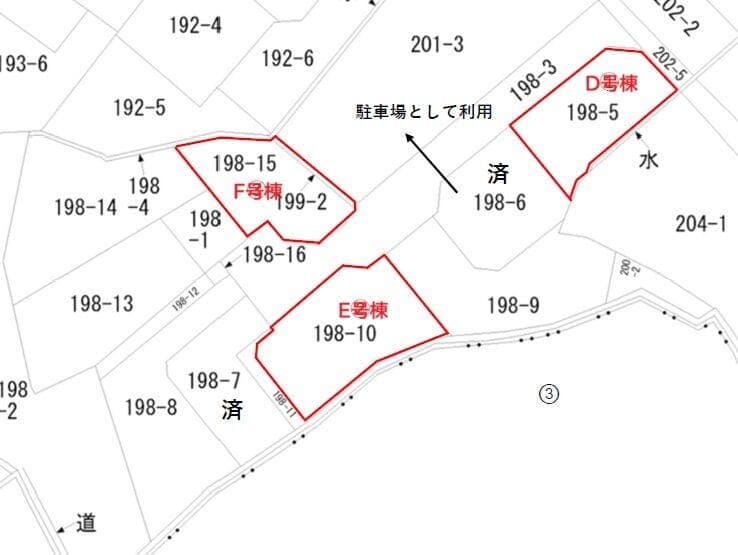 区画割り図