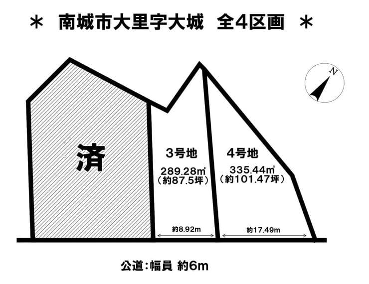 区画割り図