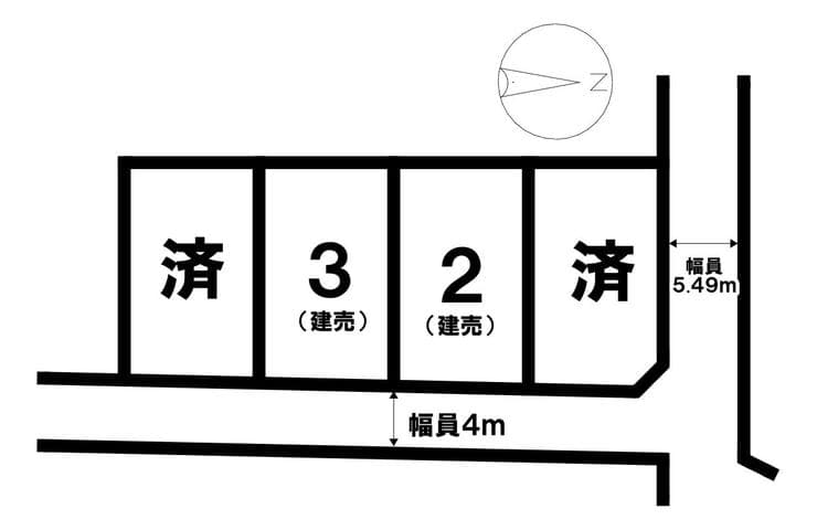 区画割り図