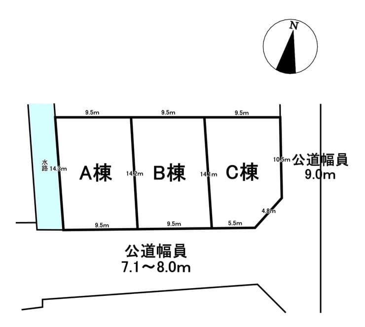 区画割り図