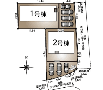 区画割り図