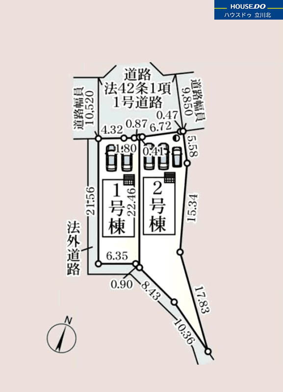 区画割り図