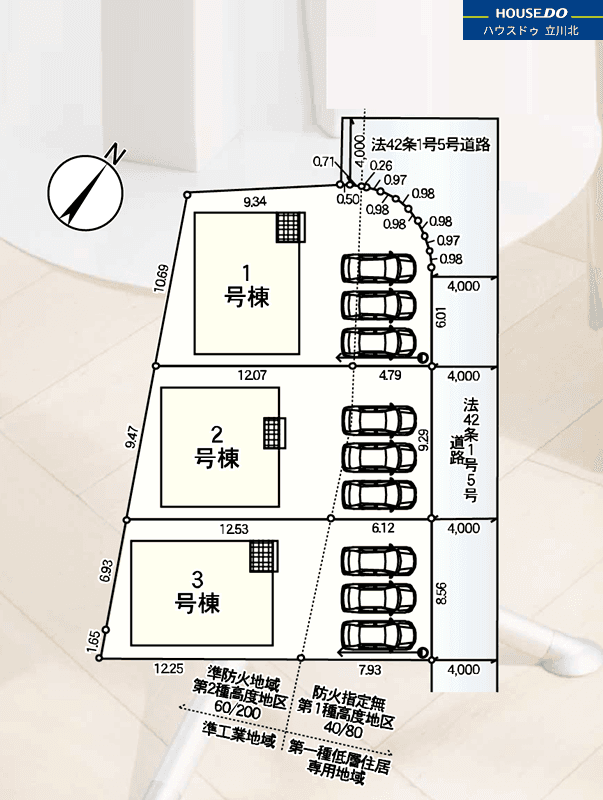 区画割り図
