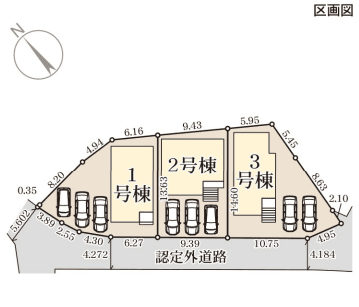 区画割り図