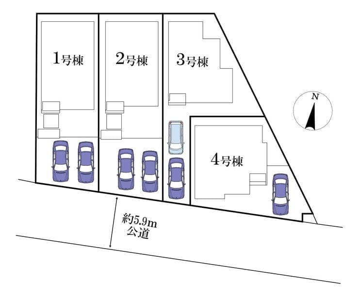 区画割り図