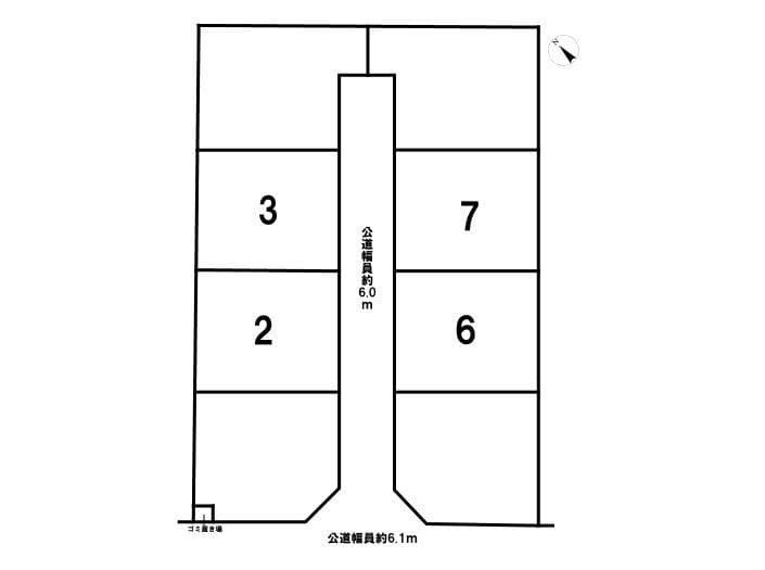 区画割り図