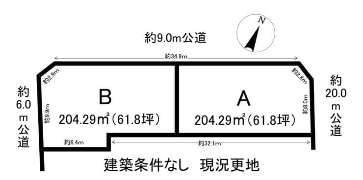 区画割り図