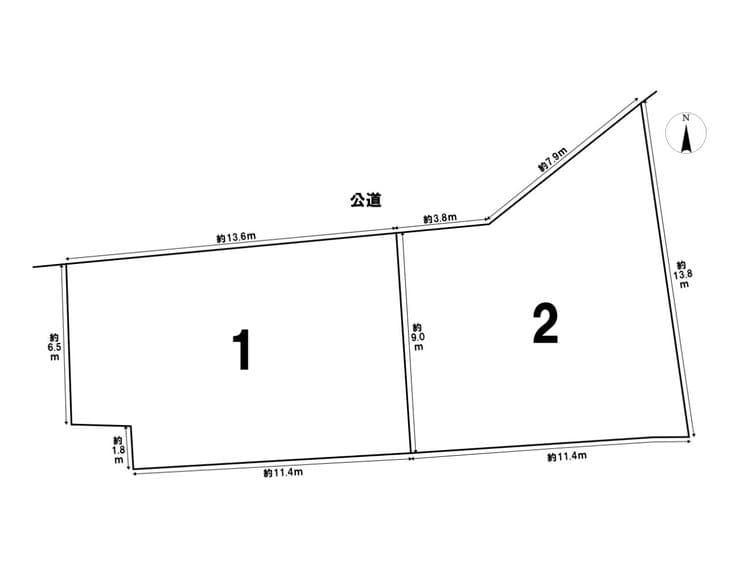 区画割り図