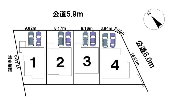 区画割り図