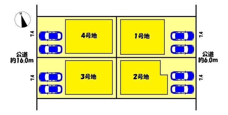 区画割り図