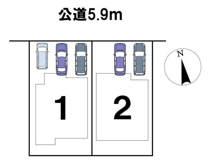 区画割り図