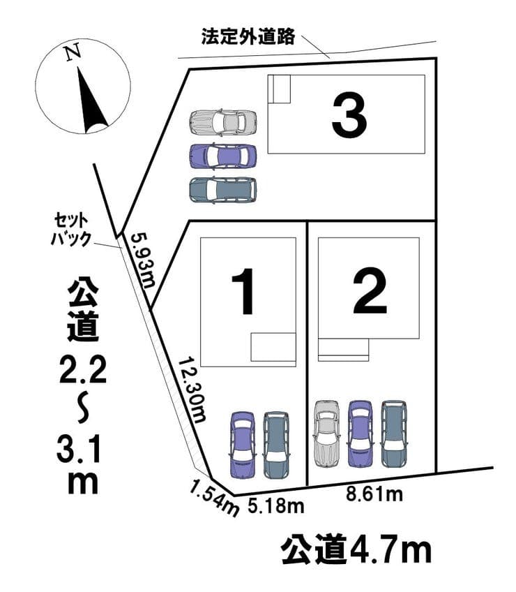 区画割り図