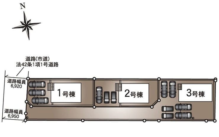 区画割り図