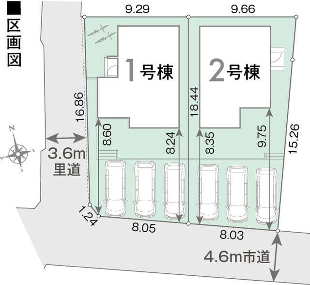 区画割り図