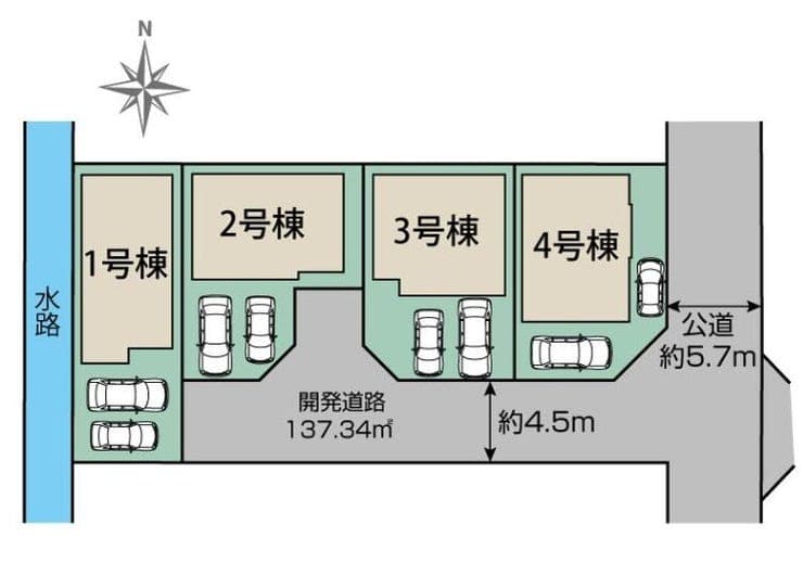 区画割り図
