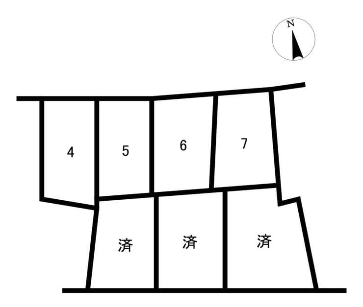 区画割り図