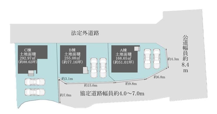 区画割り図