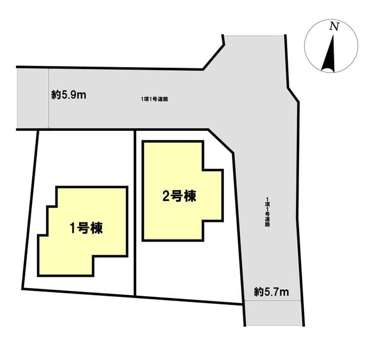 区画割り図