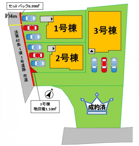 区画割り図