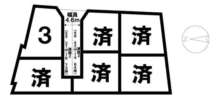 区画割り図