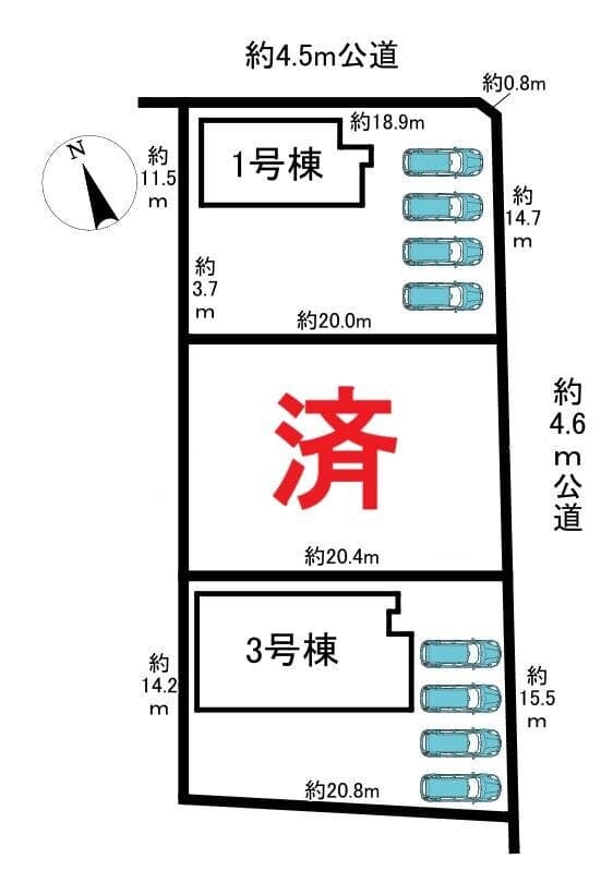 区画割り図