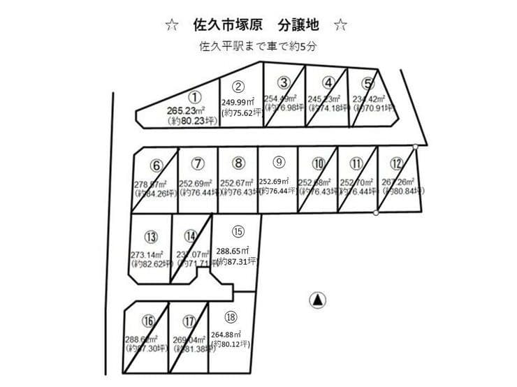 区画割り図