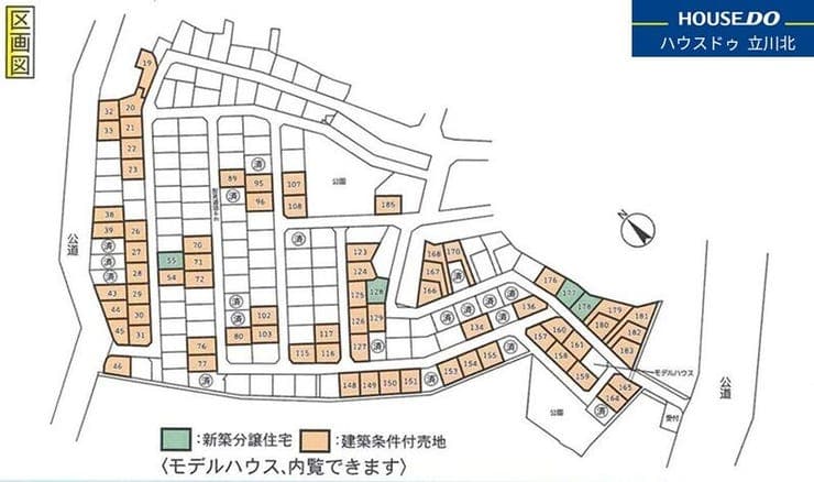 区画割り図