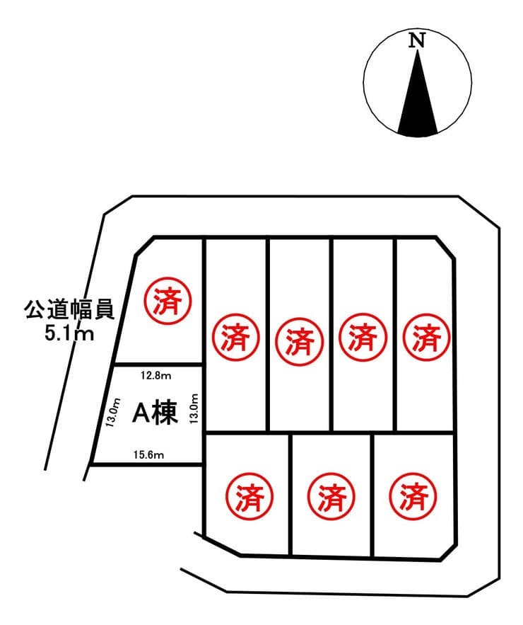 区画割り図