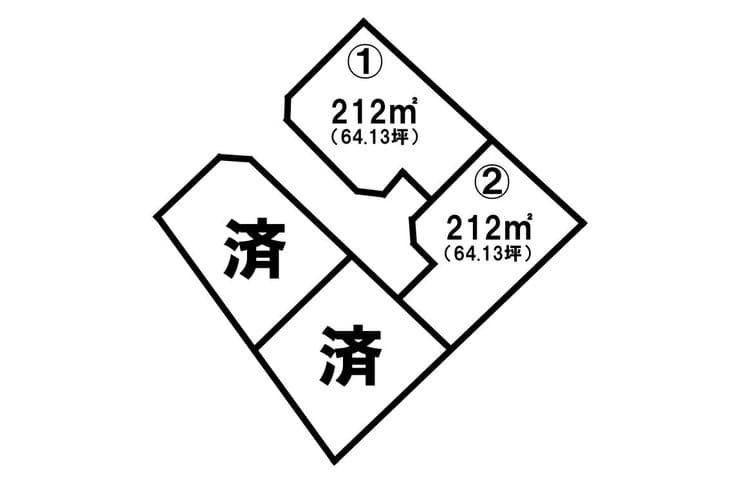 区画割り図