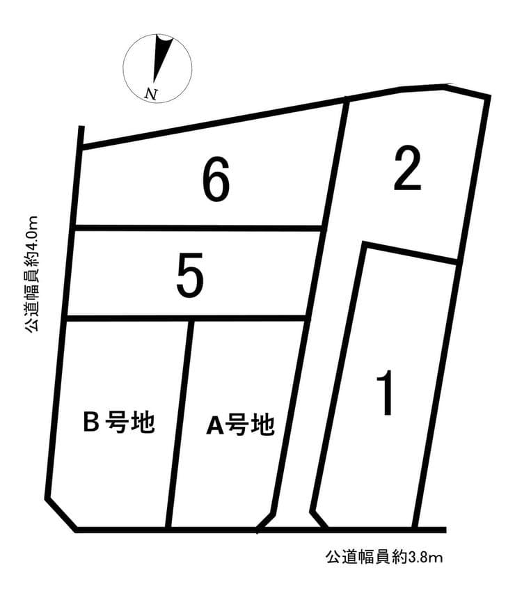 区画割り図