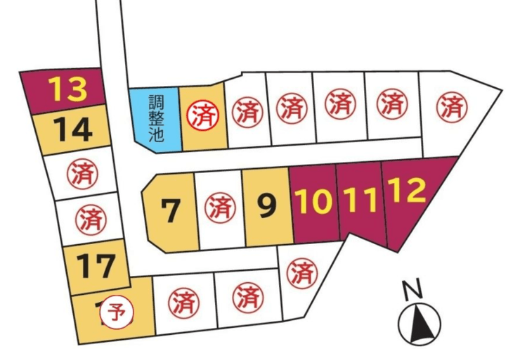区画割り図
