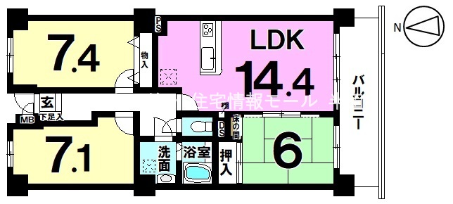 コープ野村半田弐号棟 の不動産 住宅の物件詳細 ハウスドゥ Com スマートフォンサイト