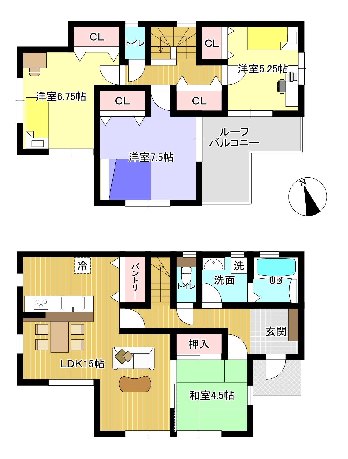 山口県岩国市車町３丁目の新築一戸建て 2180万円 の不動産 住宅の物件詳細 ハウスドゥ Com Sp スマートフォンサイト